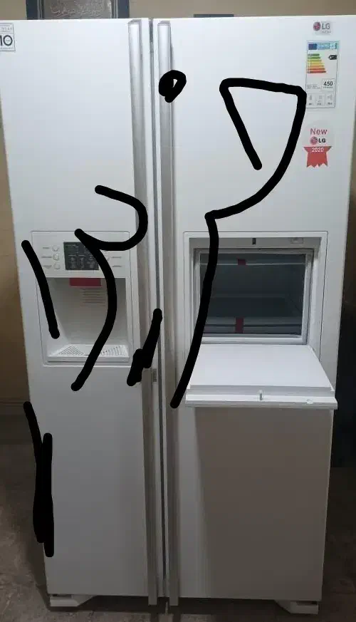 فروش فقط یخچال ساید بای ساید کل تهران|یخچال و فریزر|تهران, هاشمی|دیوار