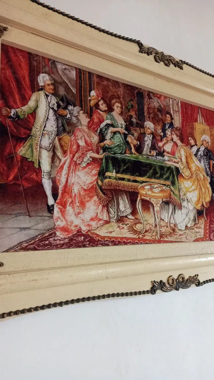 تابلو فرش پاسور باز|تابلو فرش|اردبیل, |دیوار