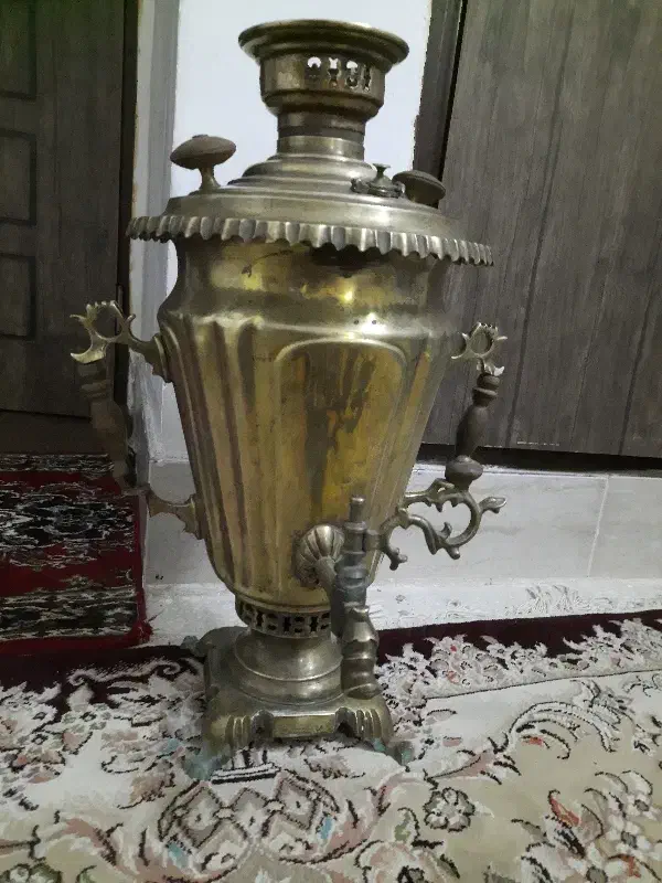 سماور برنجی زغالی|سماور، چایساز، قهوهساز|سبزوار, اسلام آباد|دیوار