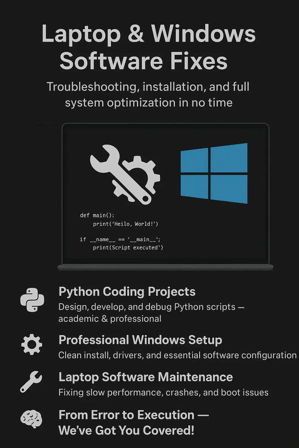 نصب ویندوز و خدمات نرم افزاری و انجام پروژه|خدمات رایانهای و موبایل|ساری, |دیوار