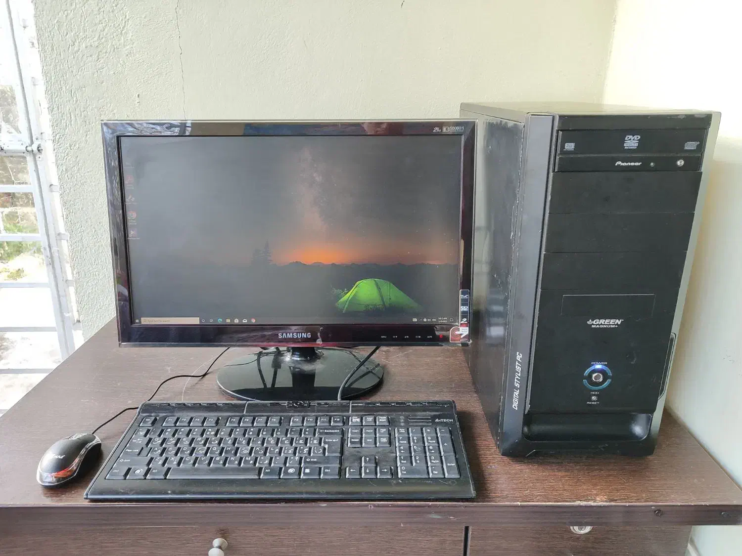 سیستمi5 ddr4 رم۱۶ هارد۱ ترا/ssd گرافیک ۸مانیتور ۲۴|رایانه رومیزی|چالوس, |دیوار