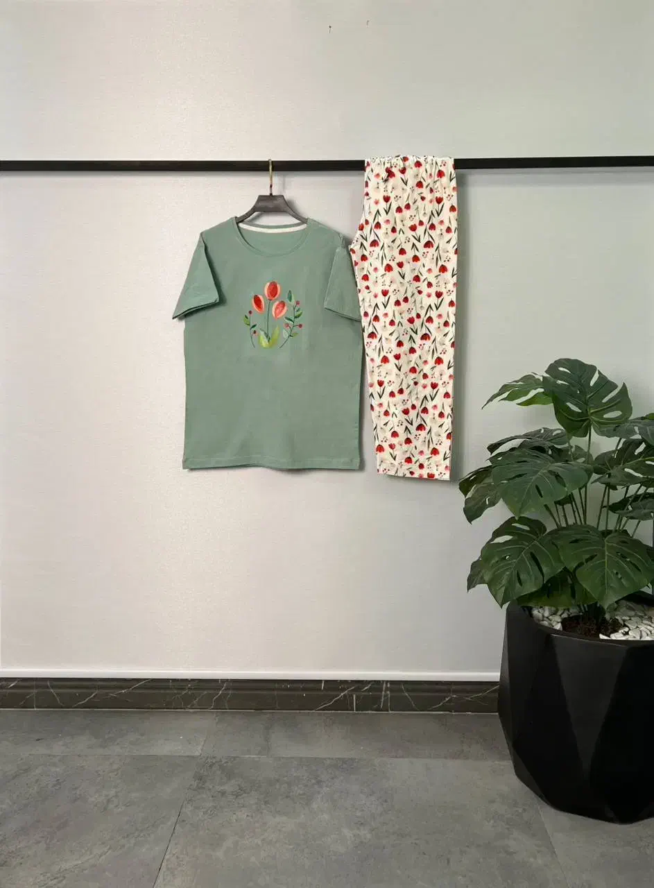 فروش عمده تیشرت شلوار طرح عروسکی جنس نخ پنبه|لباس|مسجد سلیمان, |دیوار