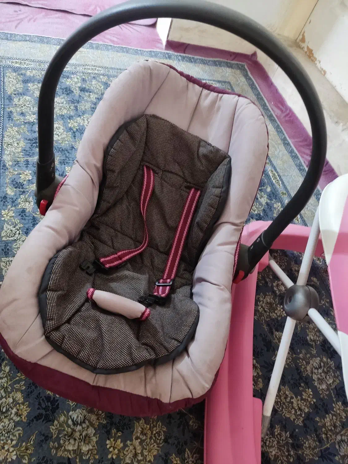 کالسکه و کریر وساک ست کاملا سالم|اسباب و اثاث بچه|زنجان, |دیوار