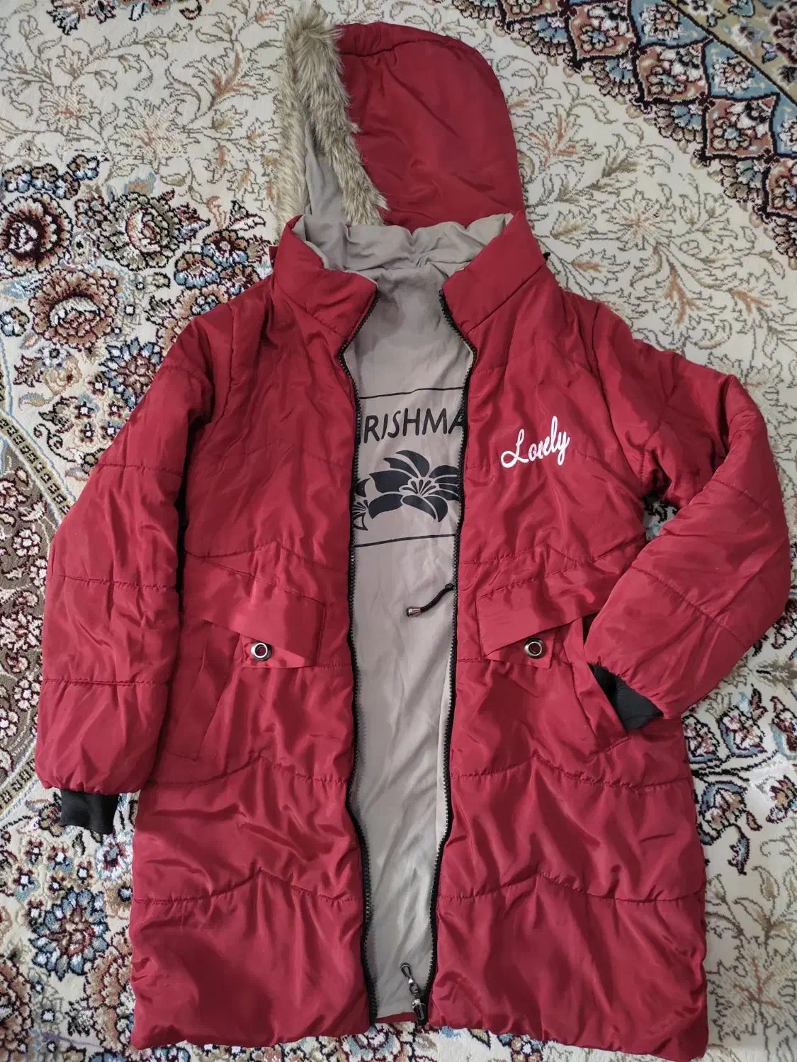 کاپشن دخترانه دورو|لباس|گلبهار, شهر جدید گلبهار|دیوار