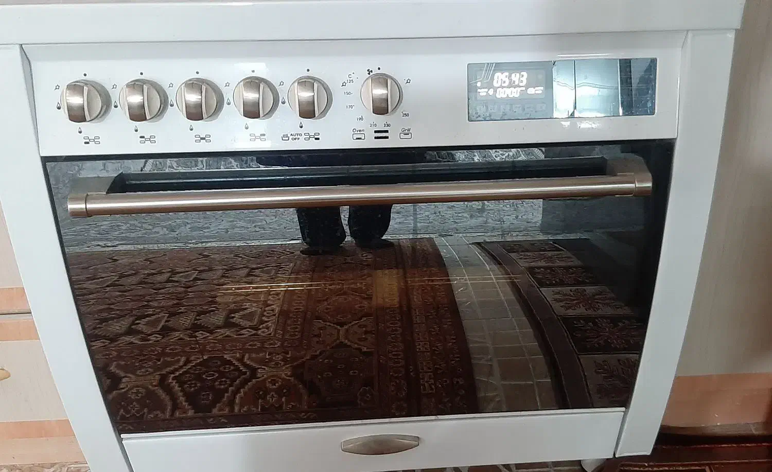 گاز فر ۵ شعله تکنو|اجاق گاز و لوازم برقی پخت‌وپز|کاشان, الغدیر|دیوار