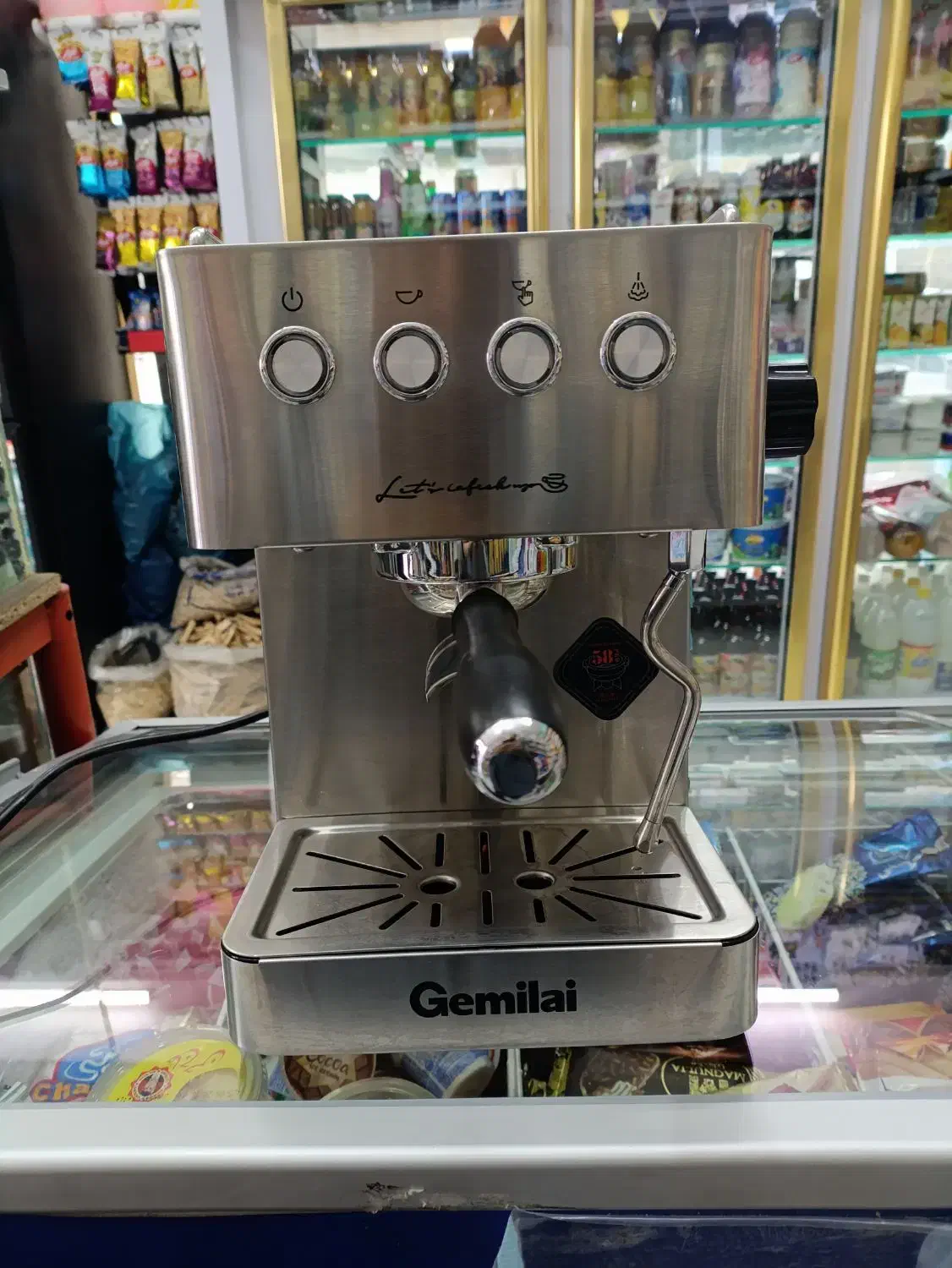 اسپرسو ساز نیمه صنعتی جیملای اصلی|سماور، چایساز، قهوهساز|مشهد, نوید|دیوار