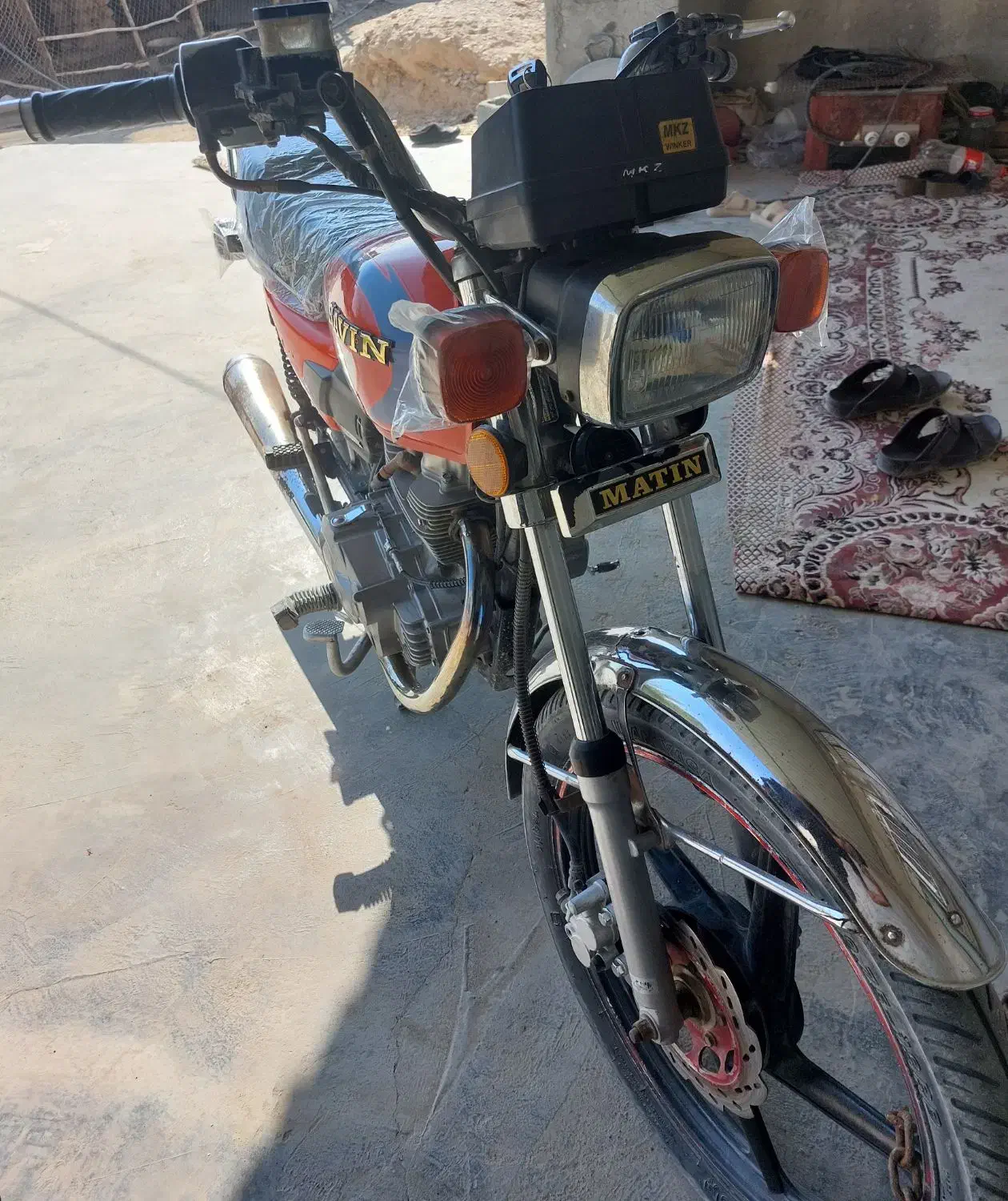 موتورسیکلت 200 متین مدل 95|موتورسیکلت|خمیر, |دیوار