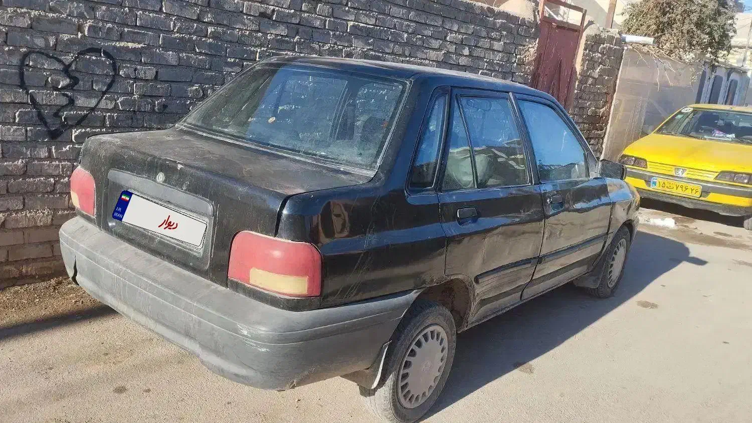 پراید مشکی ۸۳ تمام انژکتور|خودرو سواری و وانت|اسفراین, |دیوار