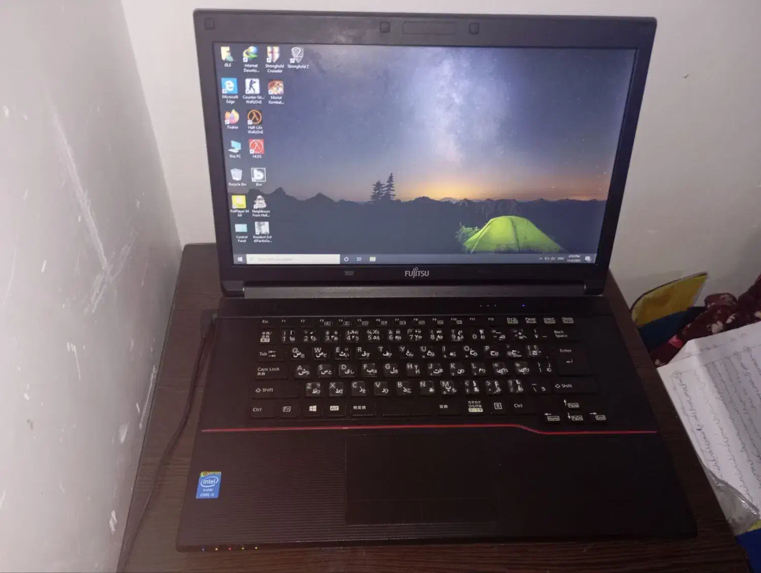 لبتاب فوجیتسو معاوضه و فروش|رایانه همراه|گرمسار, |دیوار