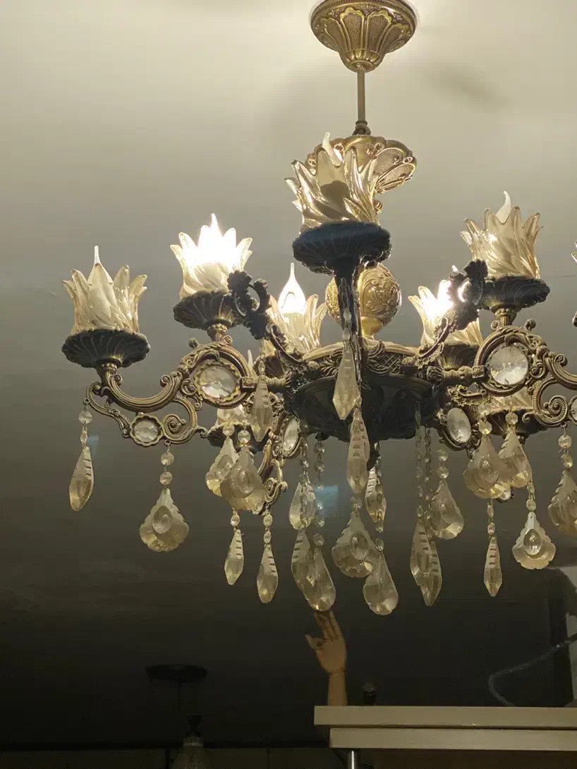 لوستر برنج|لوستر و چراغ آویز|نیشابور, پاستور|دیوار