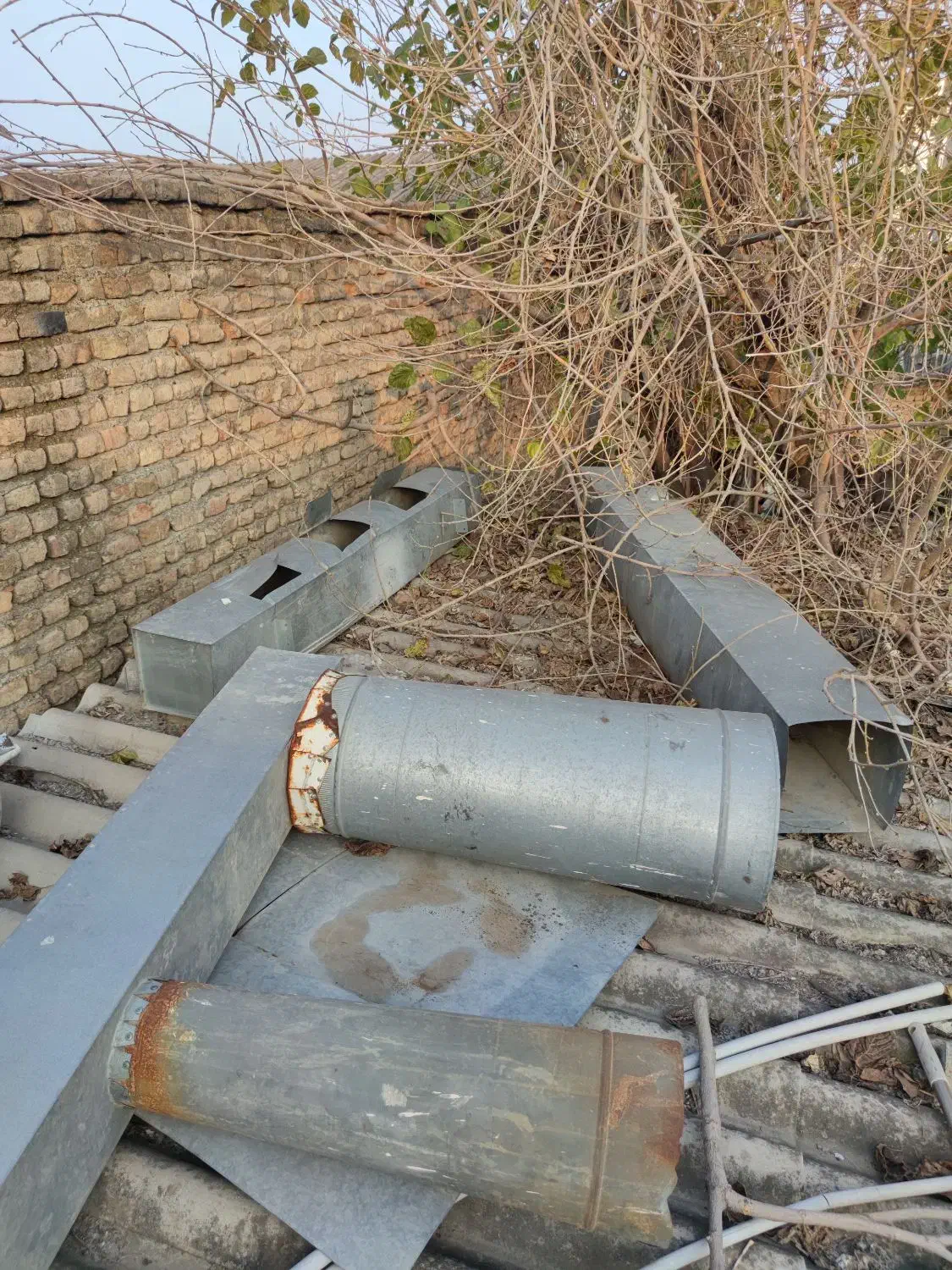 کانال حلبی|کولر آبی|گرگان, |دیوار