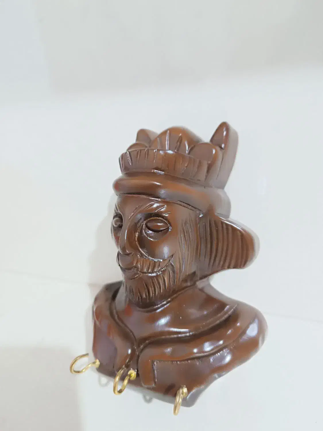 جاکلیدی چوب گردو فندقی|مجسمه، تندیس، ماکت|قم, شاه سید علی|دیوار