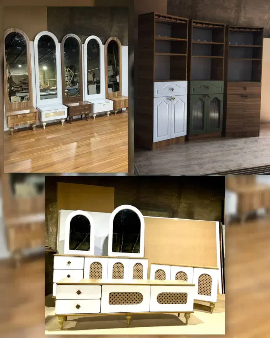 ست میز تلویزیون جاکفشی کمد MDF|جاکفشی، کمد، دراور|آفتاب, |دیوار