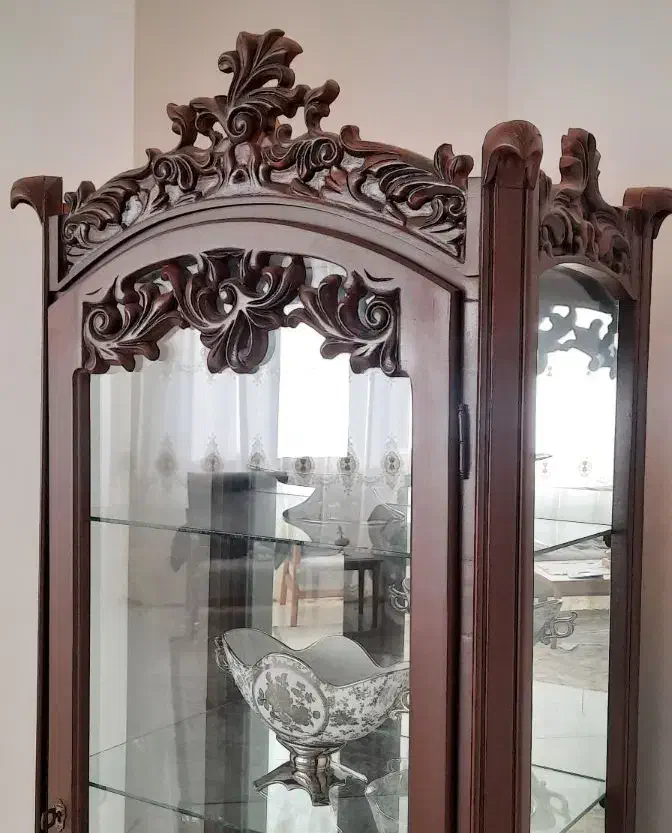 بوفه منبت چوبی ویترین،|بوفه، ویترین، کنسول|اردبیل, |دیوار