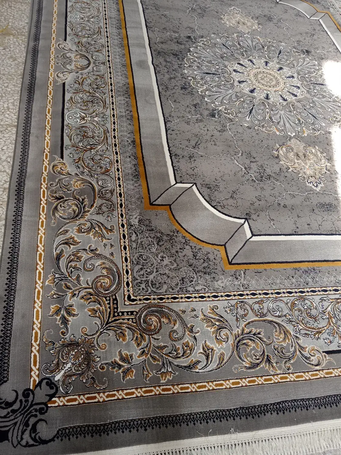 فرش طلا کوب لوتوس|فرش|گرگان, |دیوار