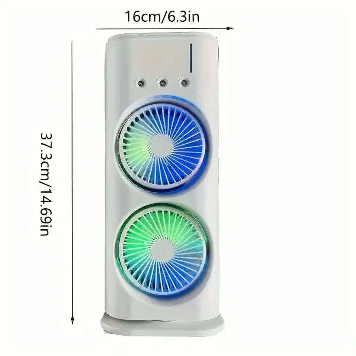 پنکه مه پاش دو فن ریموت دار USB/پرداخت درمحل|پنکه و تصفیه‌کنندهٔ هوا|اهواز, زیباشهر|دیوار