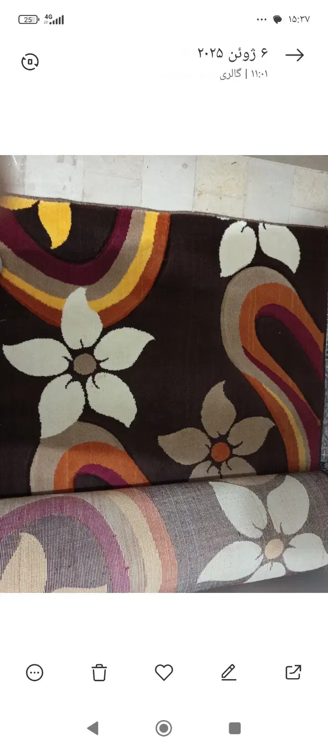 گلیم فرش پله|گلیم، جاجیم، گبه|قم, زند آباد|دیوار