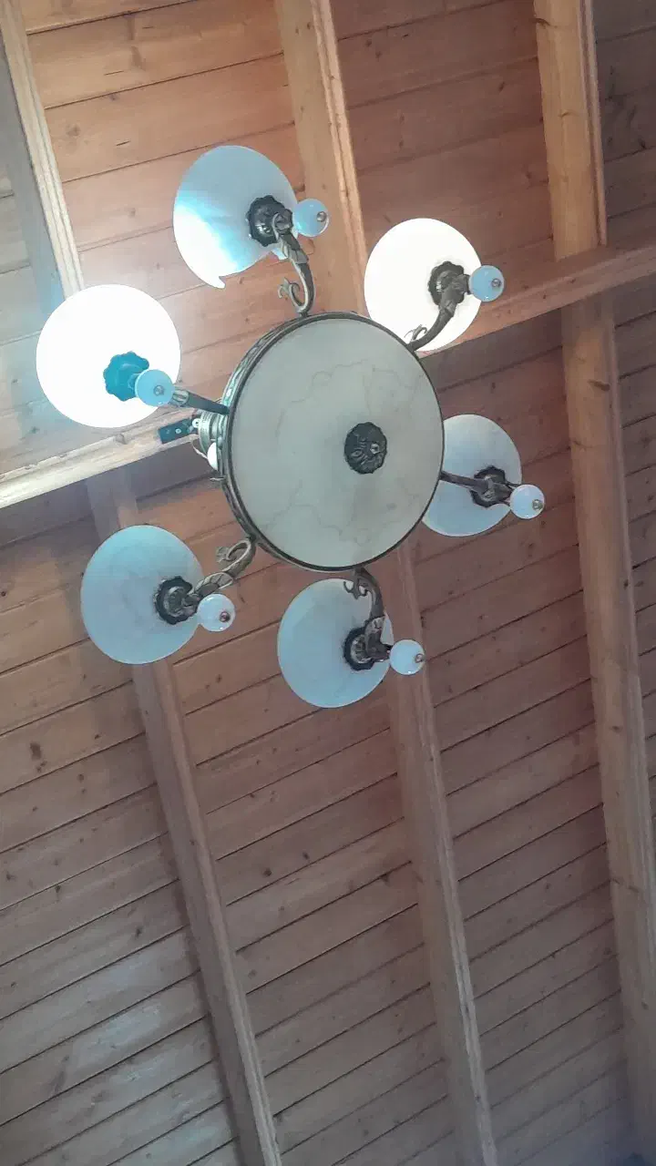 فروش فوری لوستر شش شاخه|لوستر و چراغ آویز|سلمانشهر, |دیوار