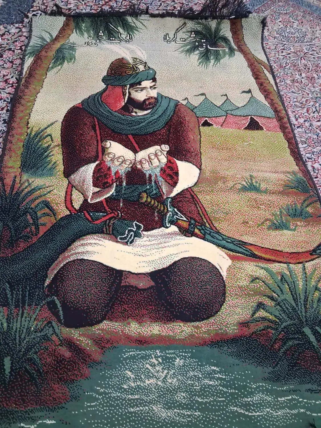 قالیچه دیواری|گلیم، جاجیم، گبه|رفسنجان, |دیوار