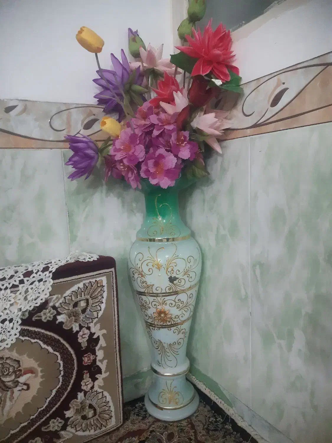 گلدان کنار سالنی|صنایع دستی و سایر لوازم تزئینی|قم, نیروگاه|دیوار