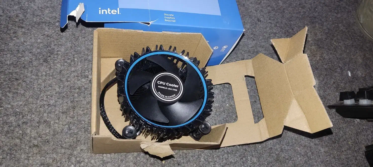 فن پردازنده اورجینال اینتل lga1700|قطعات و لوازم جانبی رایانه|شیراز, بازار|دیوار