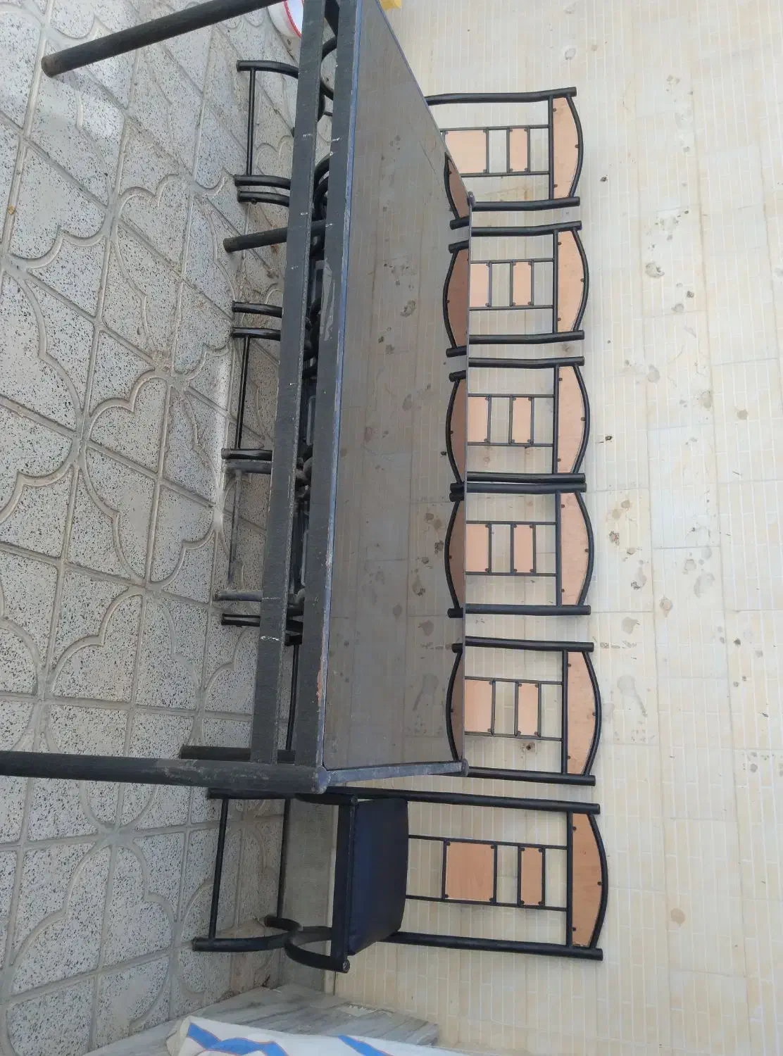 میز غذاخوری 6نفره|میز و صندلی غذاخوری|بروجن, |دیوار