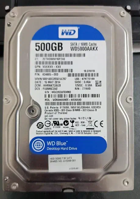 هارد HARD ۵۰۰ گیگ|قطعات و لوازم جانبی رایانه|اراک, |دیوار