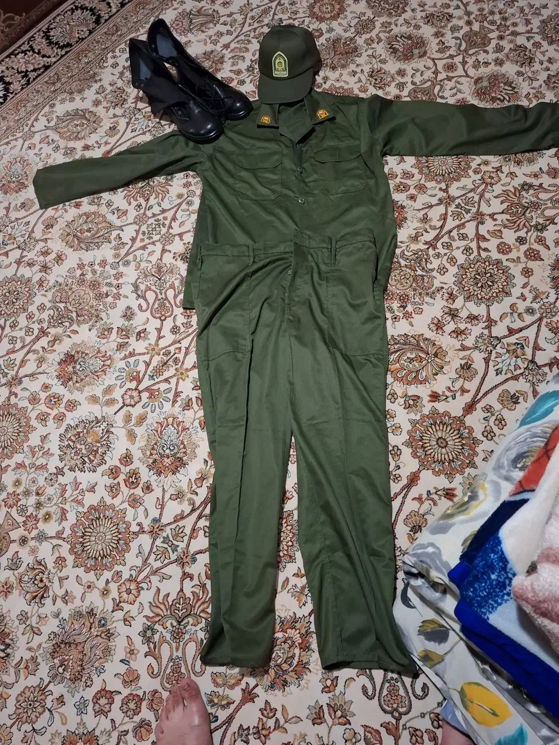 لباس سربازی نیروی انتظامی سایز بزرگ ۵۴|لباس|پاکدشت, پاکدشت (مامازند)|دیوار