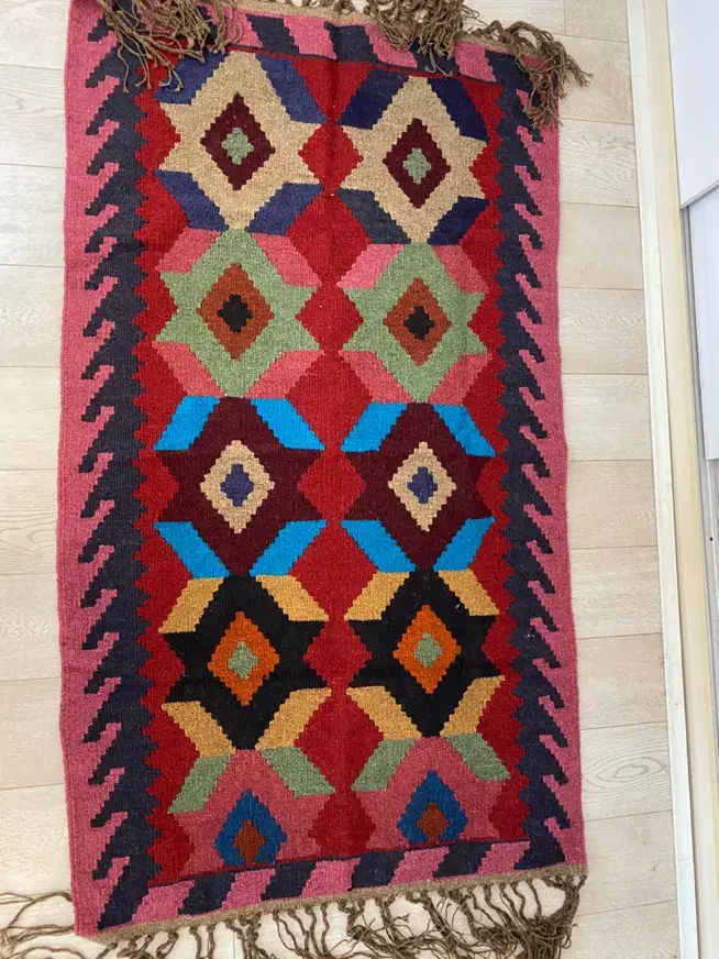 گلیم|گلیم، جاجیم، گبه|رشت, معلم|دیوار