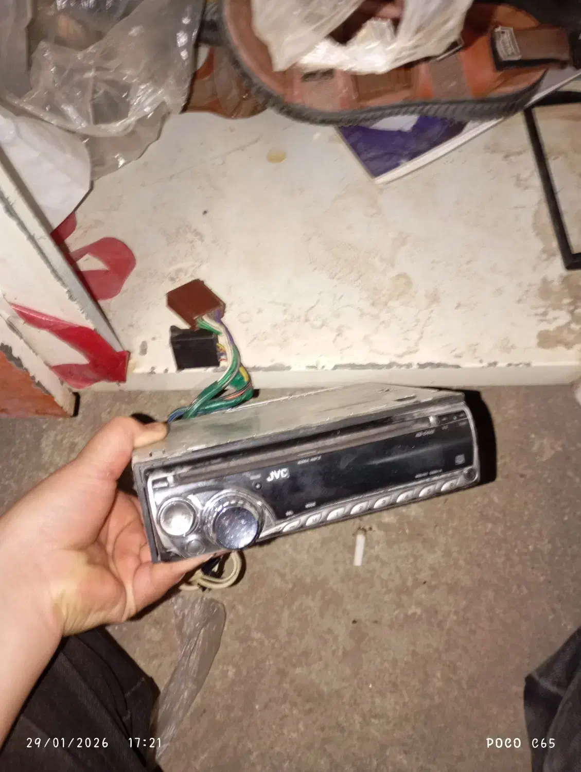 ضبط JVC|پخشکننده همراه|قروه, |دیوار