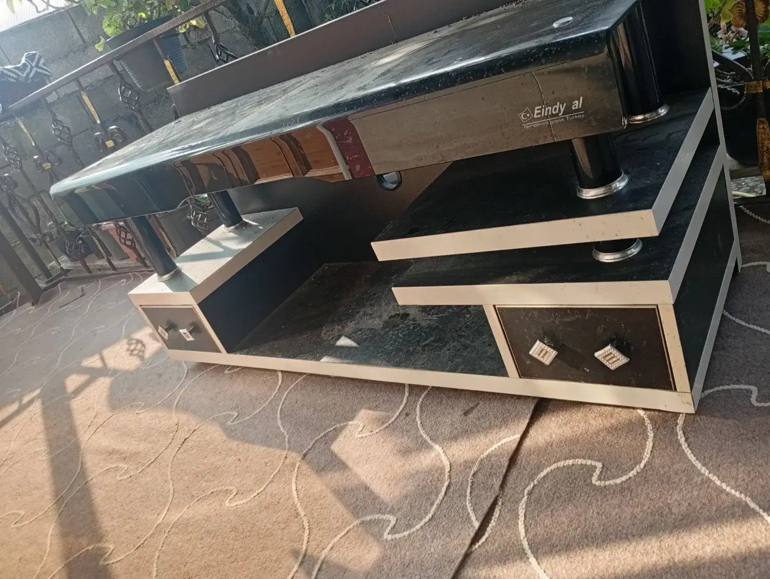 زیر تلویزیون تمیز|میز تلویزیون|اسالم, |دیوار