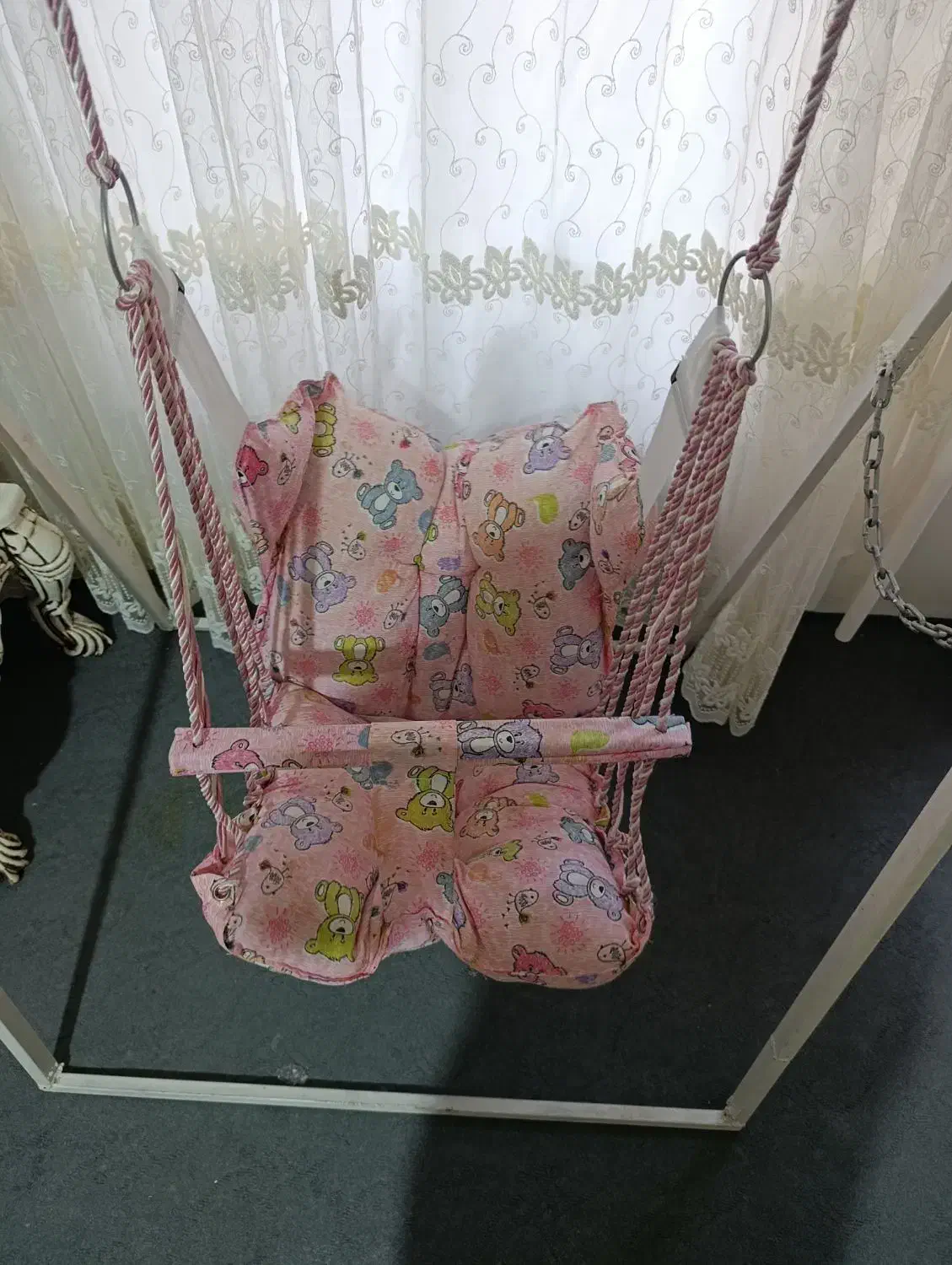 تاب کودک همراه پایه فلزی دست ساز تاشو|اسباببازی|خوی, |دیوار