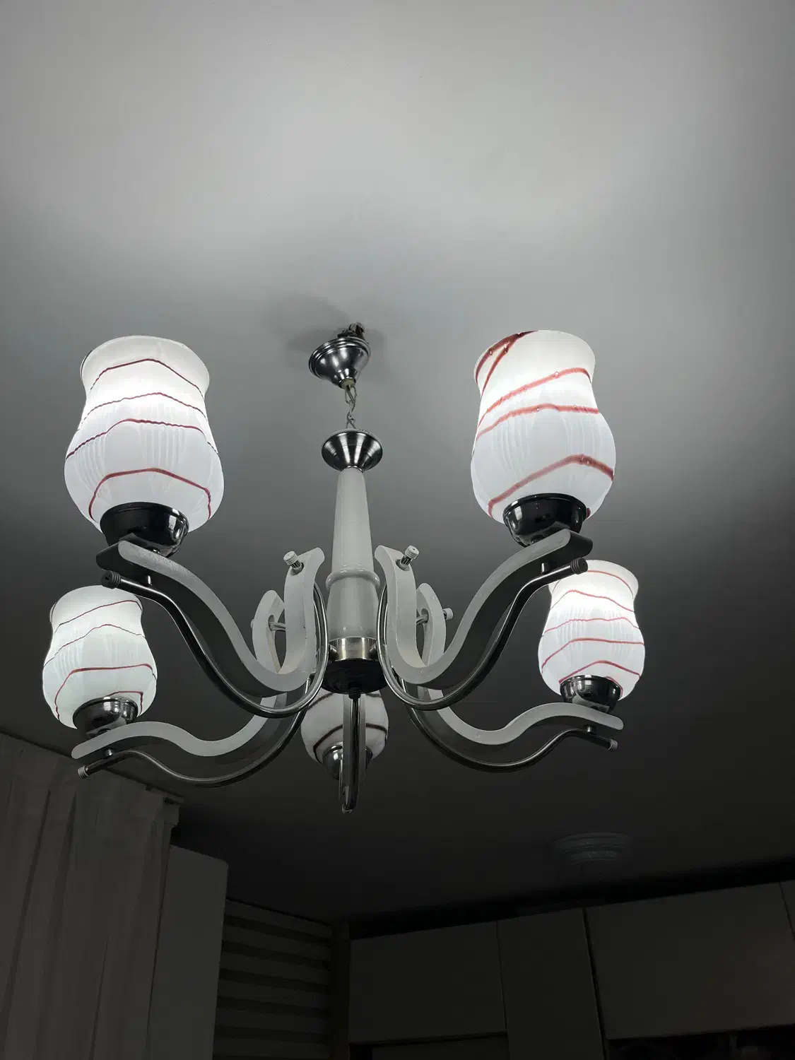 لوستر ۵شاخه|لوستر و چراغ آویز|پرند, فاز ۳|دیوار