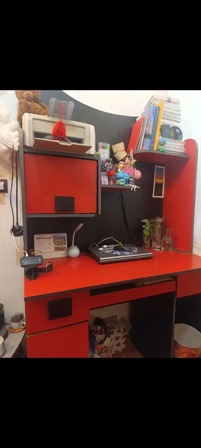 میز تحریر . میز کامیپوتر . کتابخانه . میز|میز تحریر و کامپیوتر|مشهد, بهارستان|دیوار