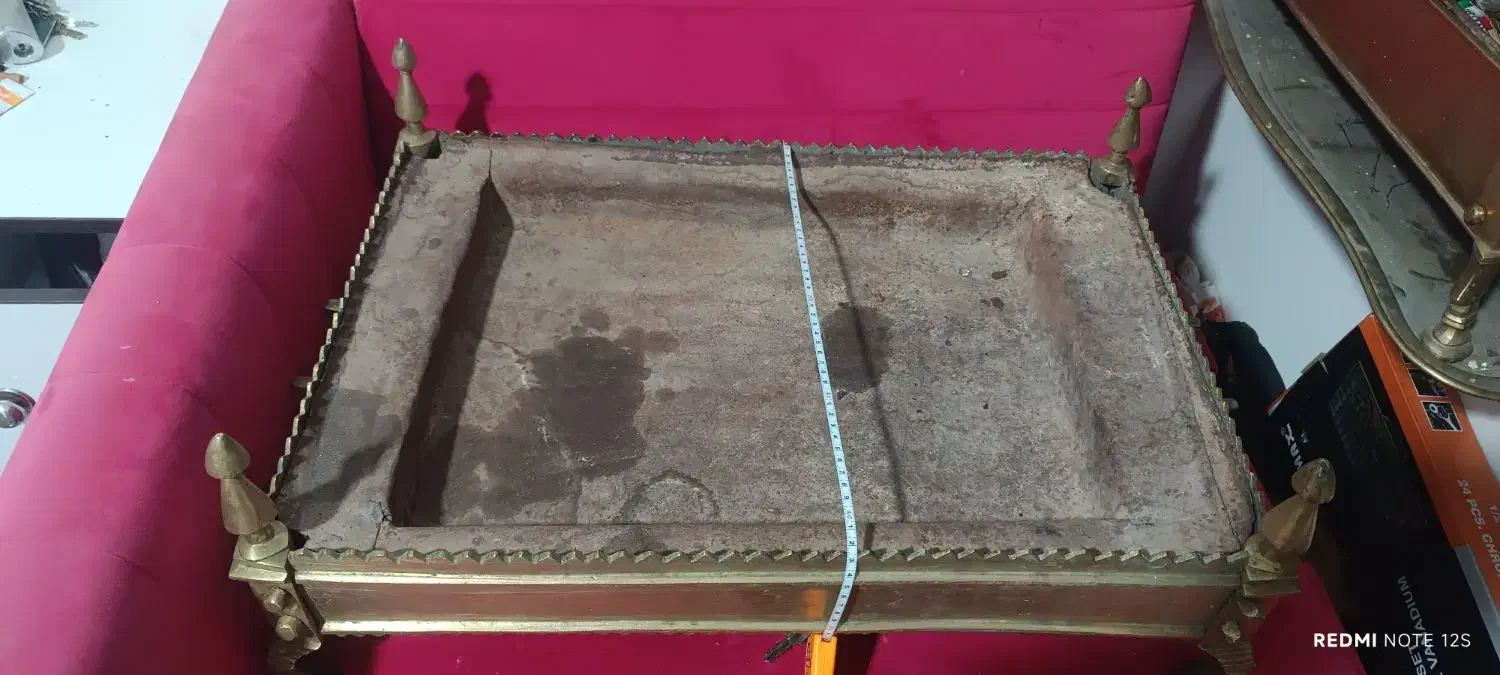 منقل روسی صدساله غول پیکر|کلکسیون اشیاء عتیقه|رفسنجان, |دیوار