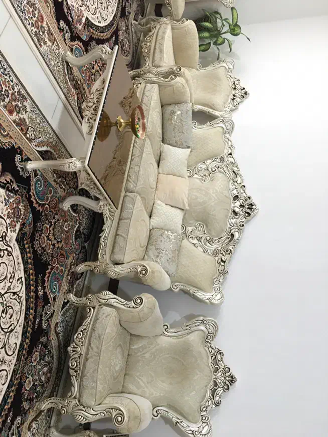 مبل نه نفره سلطنتی با چوب راش|مبلمان خانگی و میز عسلی|اردبیل, |دیوار