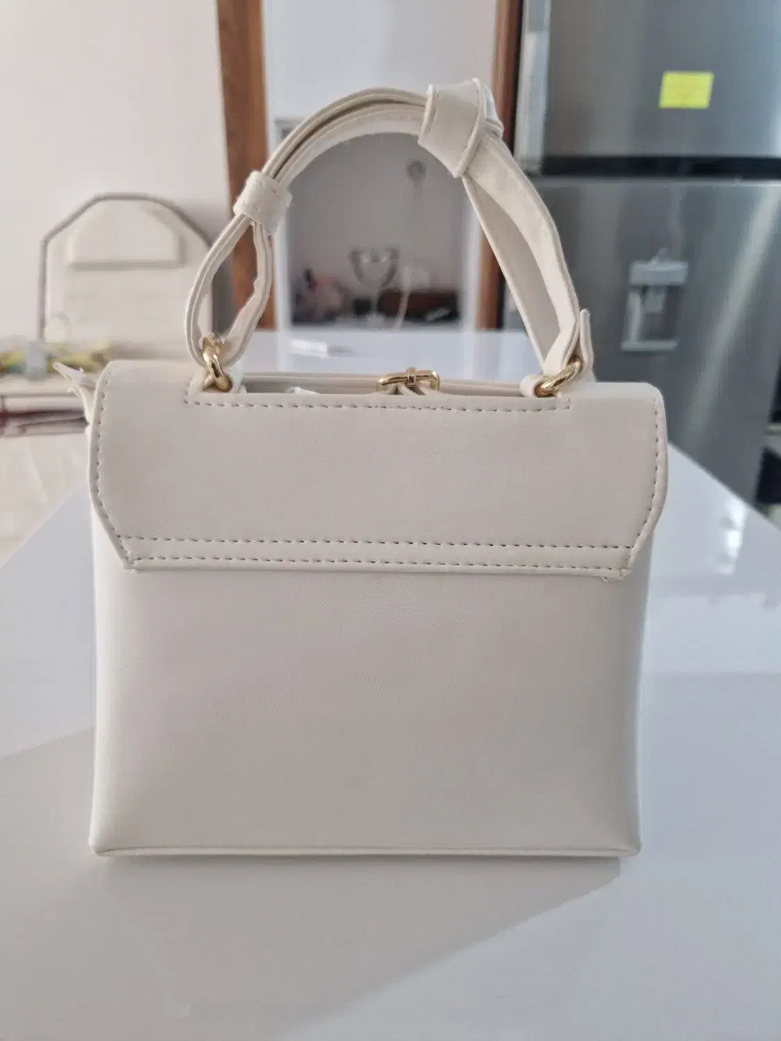 کیف سفید،کیف زنانه، کیف دسته دار|کیف، کفش، کمربند|قم, هنرستان|دیوار