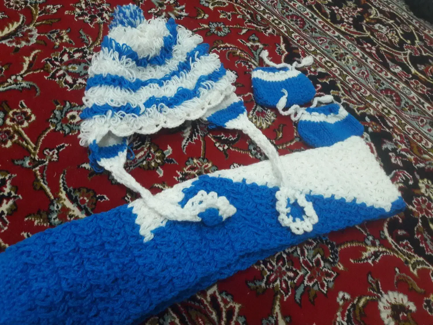 کلاه وشالگردن وپاپوش نوزادی نو|کفش و لباس بچه|فردوس (خراسان), |دیوار