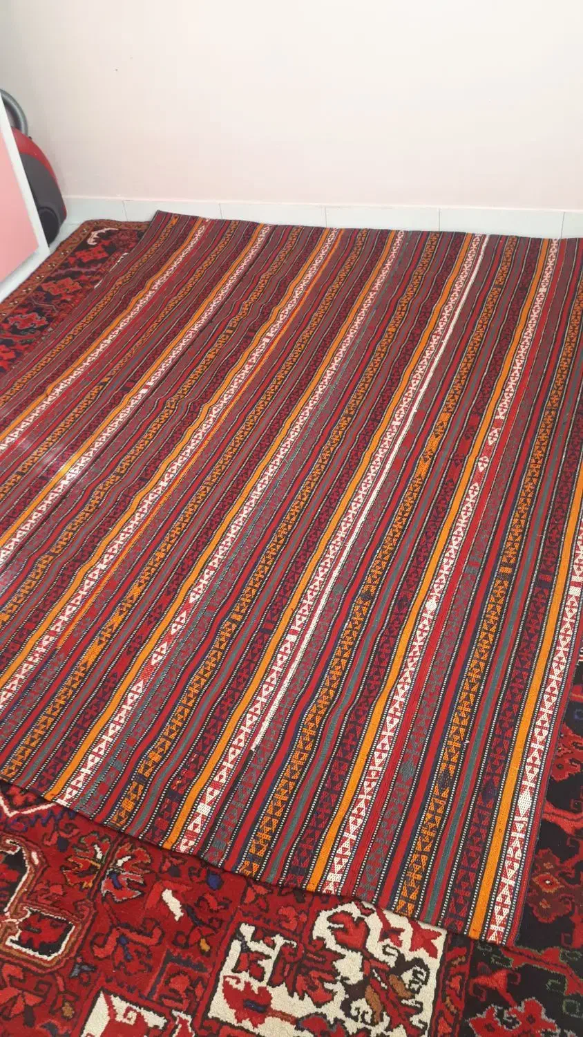 جاجیم پشمی دستباف|گلیم، جاجیم، گبه|تبریز, |دیوار