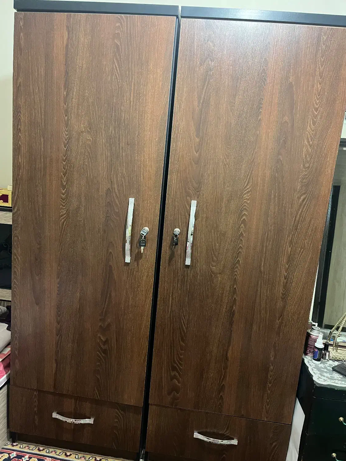 کمد ام دی اف سالم|جاکفشی، کمد، دراور|شیراز, میانرود|دیوار