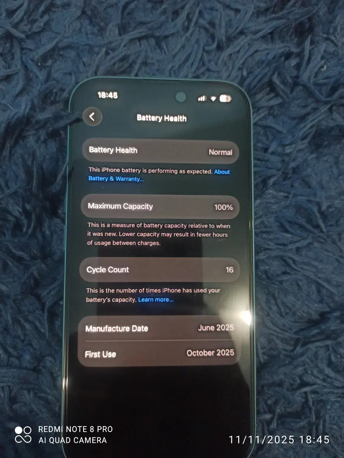ایفون ۱۶ نرمال|موبایل|لامرد, |دیوار