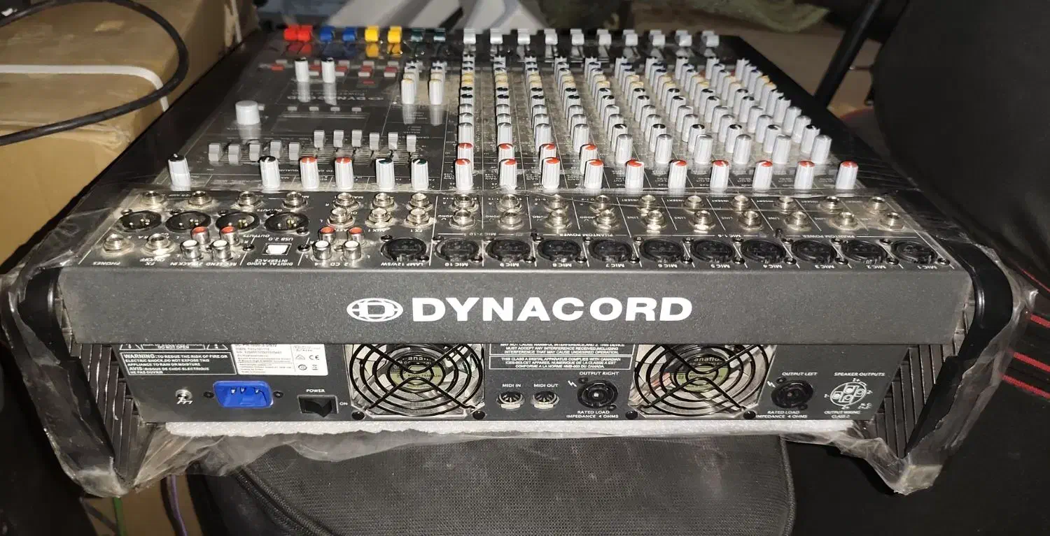 پاور میکسر 1000 دایناکورد در حد نو|سیستم صوتی خانگی|تهران, دهکده المپیک|دیوار