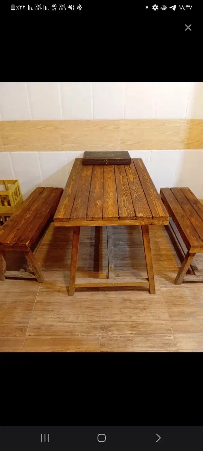 نیمکت چوب روس|صندلی و نیمکت|مرودشت, مختارآباد|دیوار