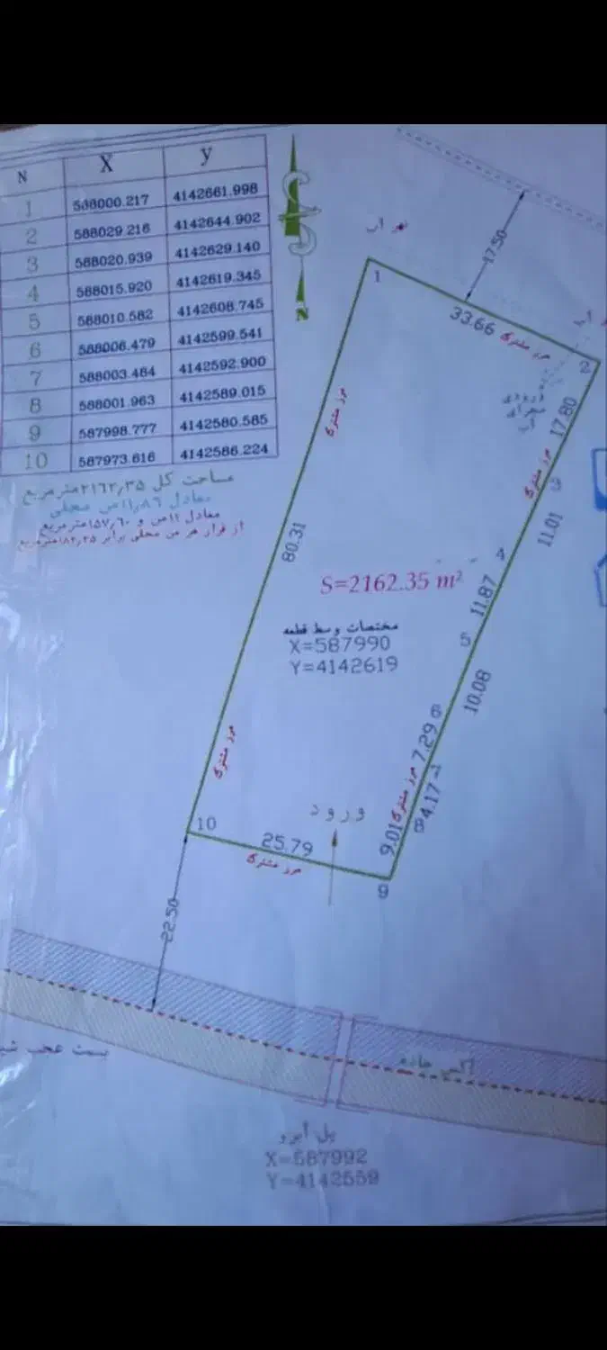 2100مترزمین نبش اتوبان بناب بعداز نیروگاه برق سهند|فروش زمین و ملک کلنگی|بناب, |دیوار