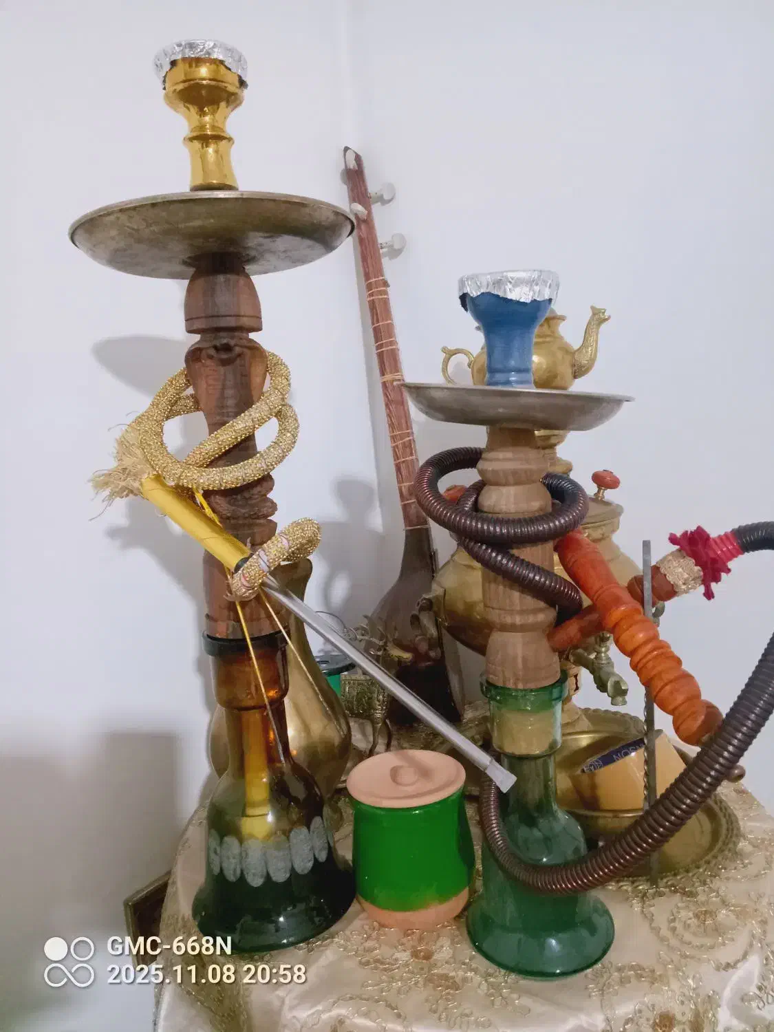 دو عدد قلیان دو سیب،سالم  سالم سالم|صنایع دستی و سایر لوازم تزئینی|چهاردانگه (تهران), |دیوار