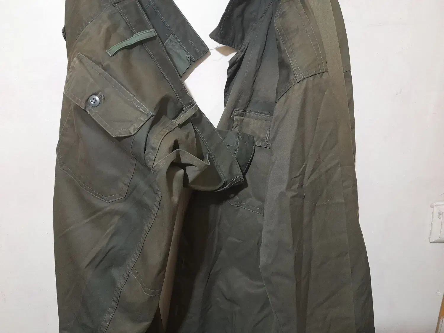 لباس کار دوتیکه لباس سربازی لباس یکسره بادگیر موتو|لباس|خمین, |دیوار