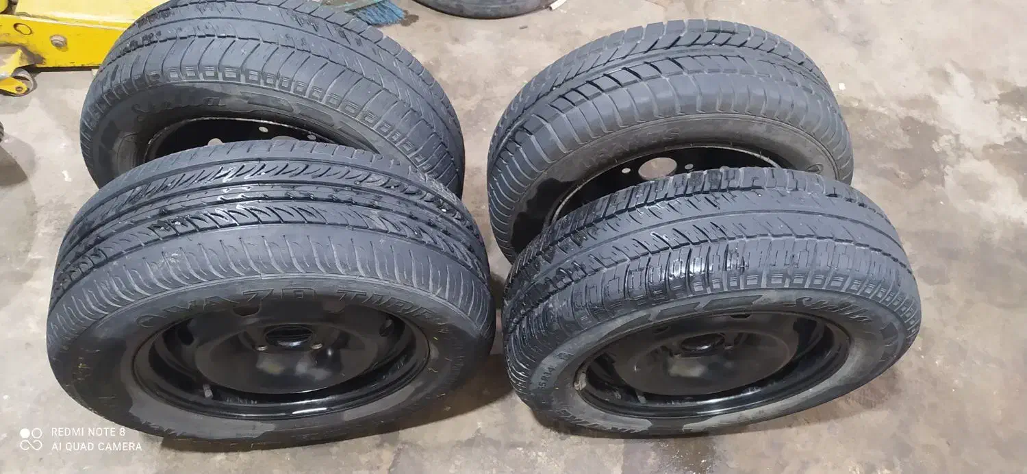 چهار حلقه تایر با رینگ ۱۴|قطعات یدکی و لوازم جانبی|اردبیل, |دیوار