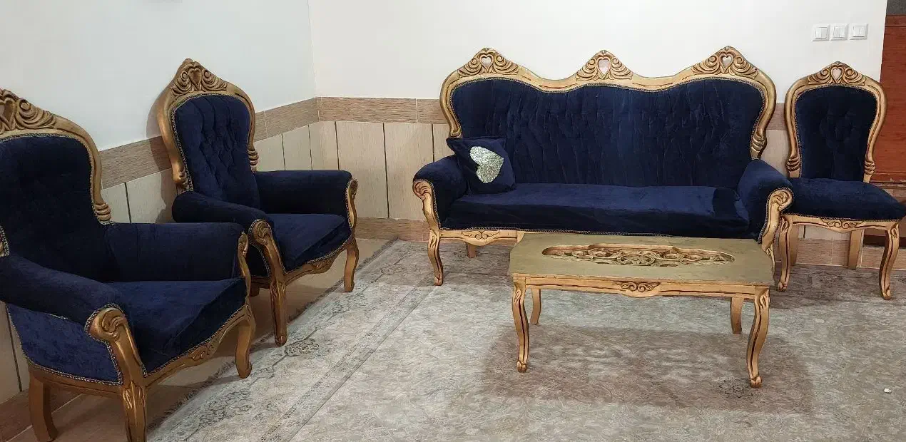 مبل سلطنتی|مبلمان خانگی و میز عسلی|تربت جام, شاد|دیوار