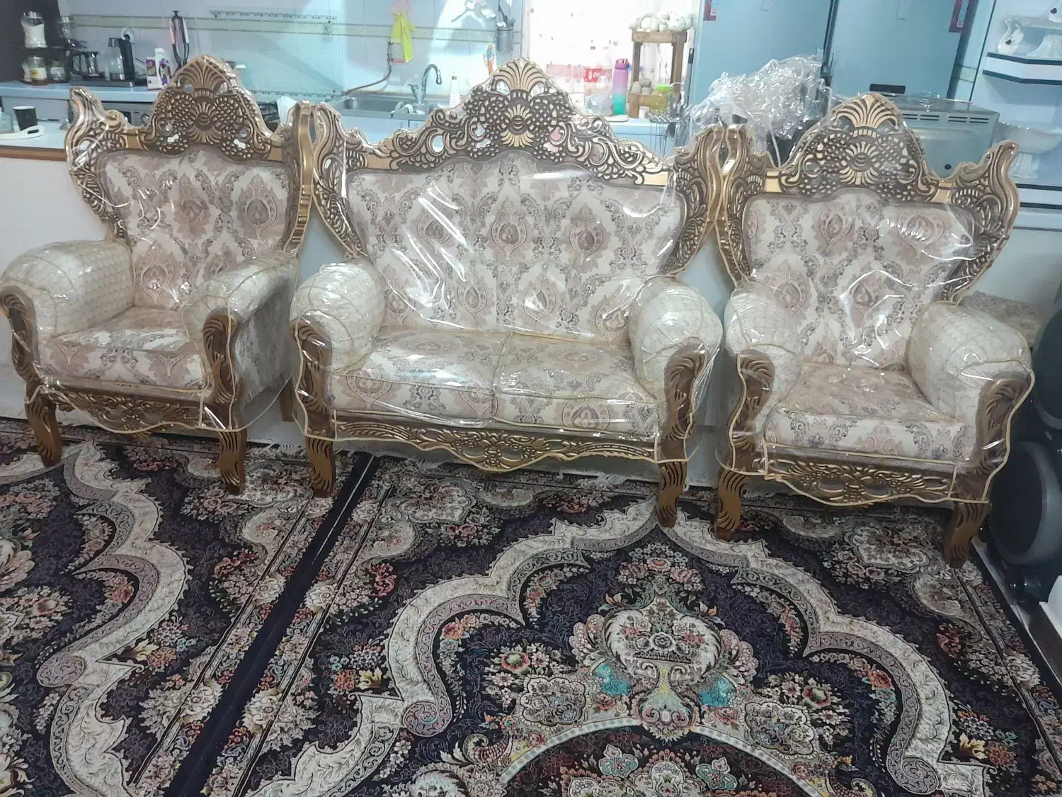 مبل استیل ۷ نفره|مبلمان خانگی و میز عسلی|فردیس, فردیس|دیوار