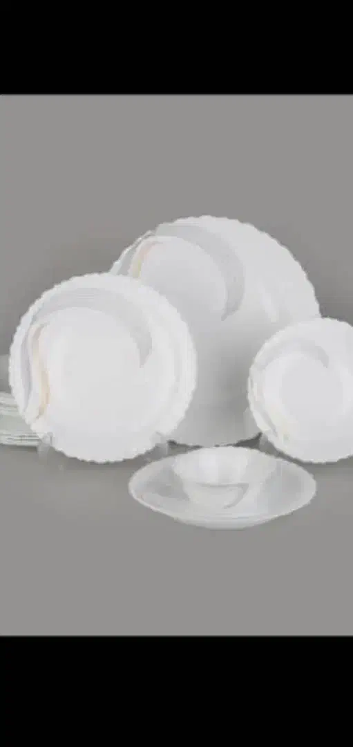 سرویس اوپال سفید طلایی|ظروف سرو و پذیرایی|اراک, |دیوار